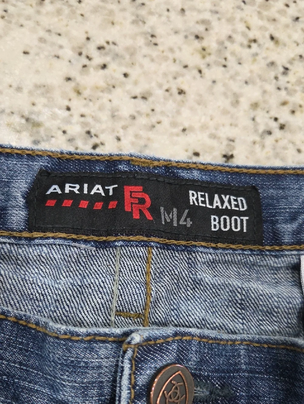 Ariat FR M4 Relaxed Bootcut Mens Work Jeans, Size 38/34